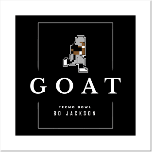 Goat - Tecmo Bowl Bo Jackson Posters and Art